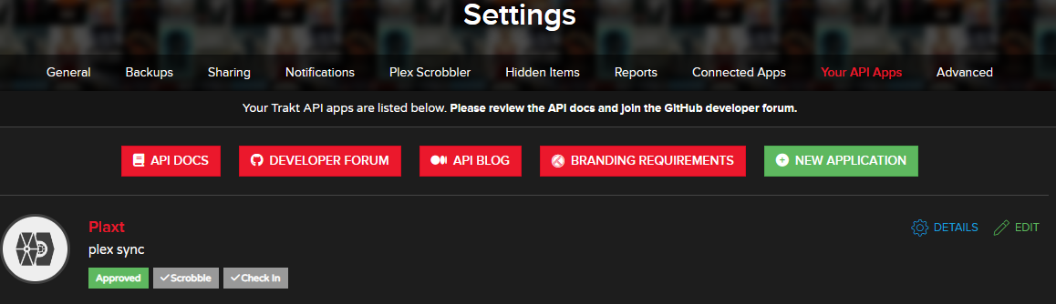 Plex 教程:Plaxt 同步 Plex 播放记录到 Trackt,自动创建个人追剧日历